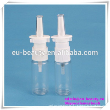 Nasal sprayer with mini plastic nasal spray bottle